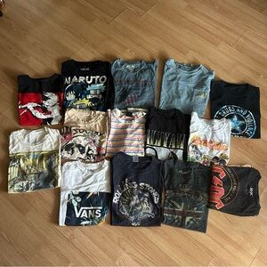 BULK LOT Modern Mixed Sizes Unisex Shirts Bundle 14 Piece